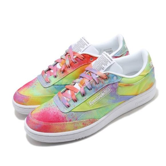 reebok rainbow trainers